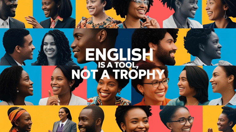 English Is A Tool, Not a Trophy