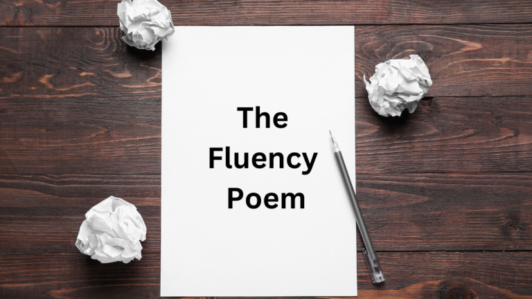 ✨The Fluency Poem ✨